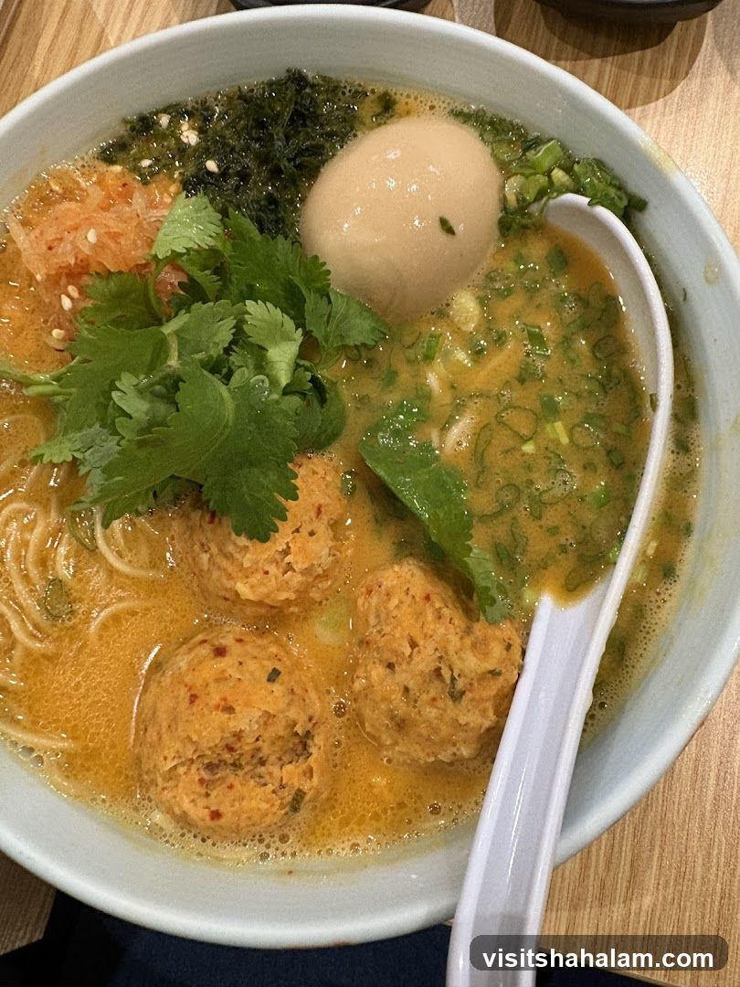 Ramen with Meatballs and Egg