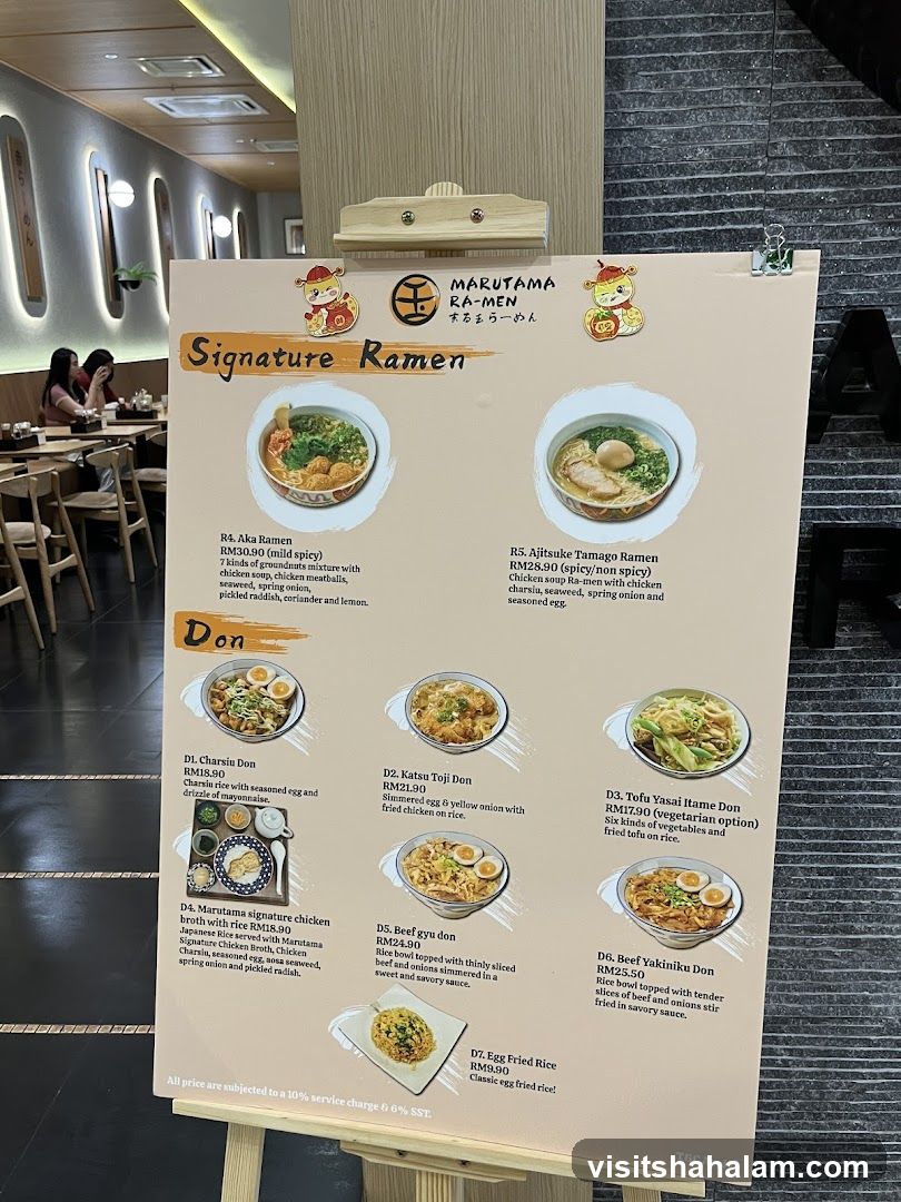 Marutama Ra-Men Signature Ramen & Don