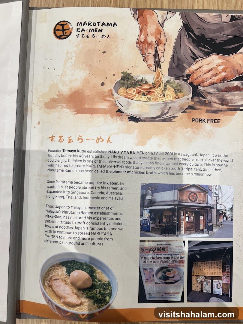 Marutama Ramen Information