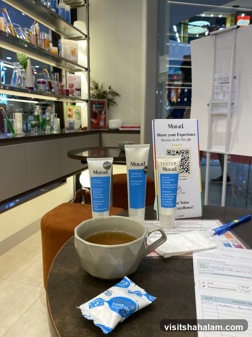 Murad Skincare Display