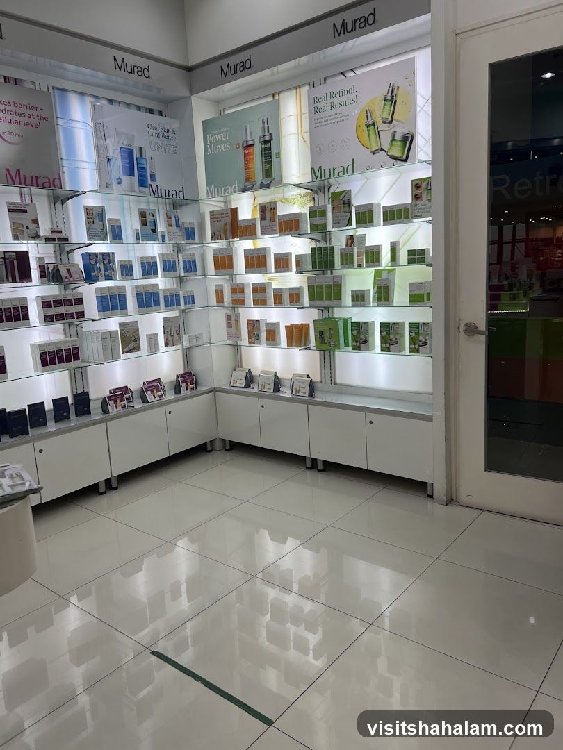 Murad Skincare Display