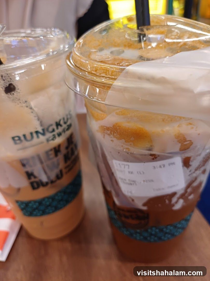 Two Iced Coffee Drinks