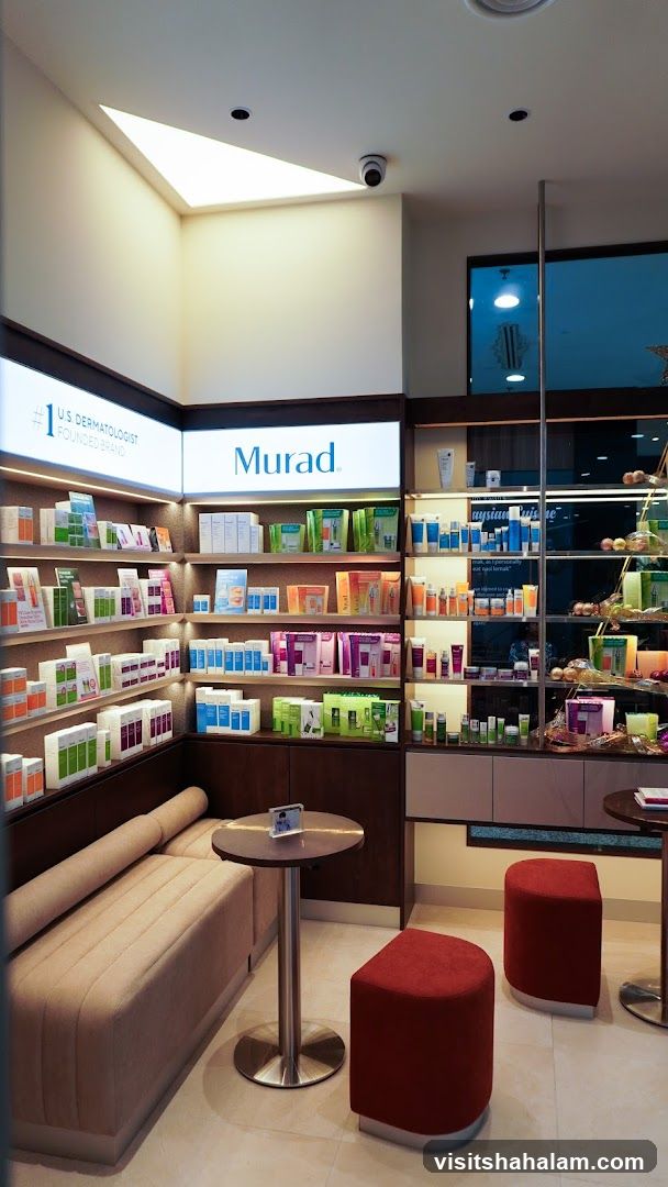 Skincare product display