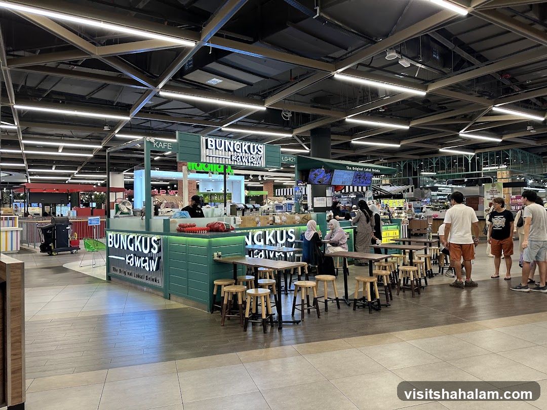 Food stall in a mall