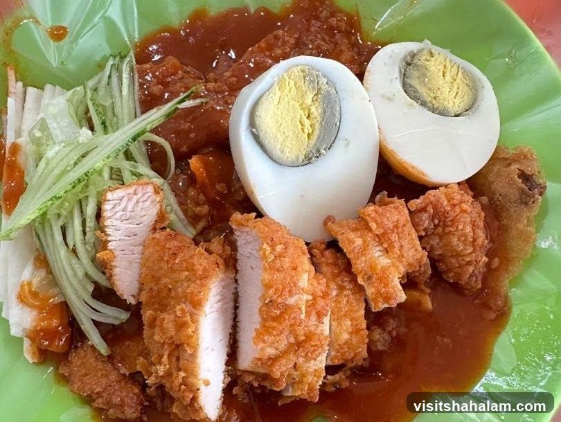 Fried Chicken Dish with Egg and Vegetables