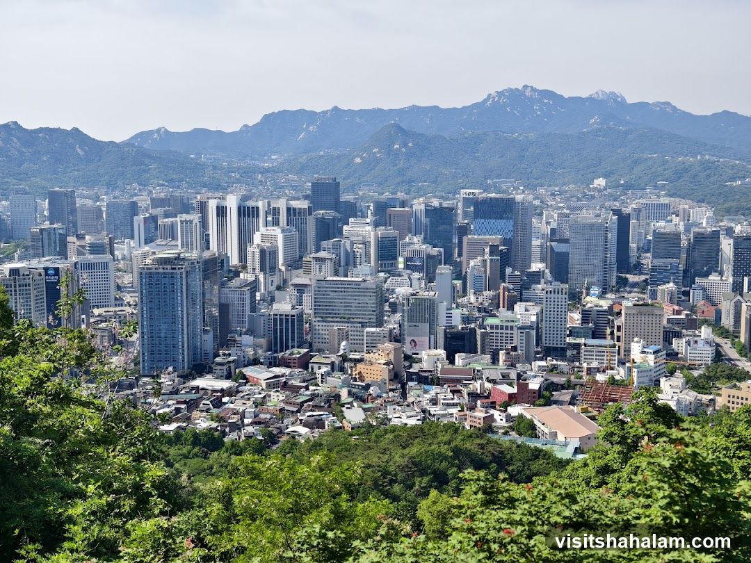 Cityscape with Mountains