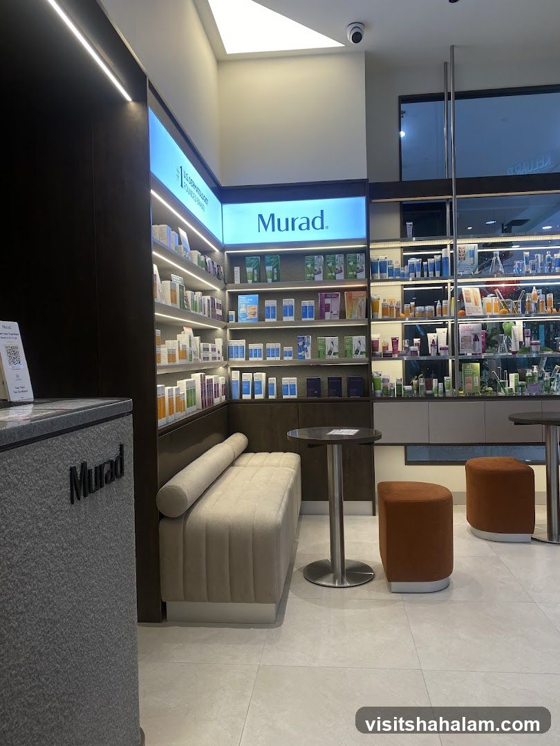 Murad Skincare Store Interior