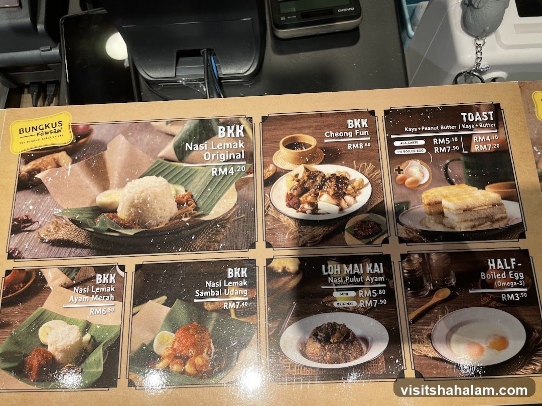 BUNGKUS kawraw Menu