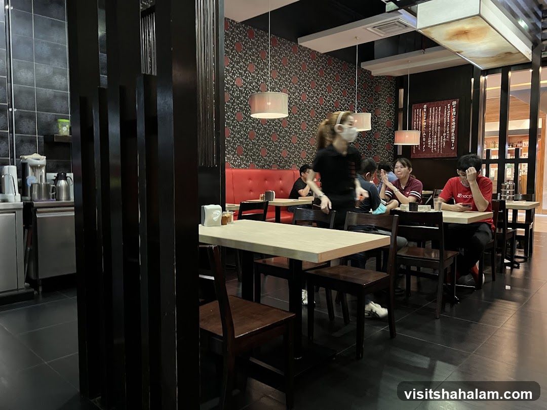 Restaurant Interior with Diners