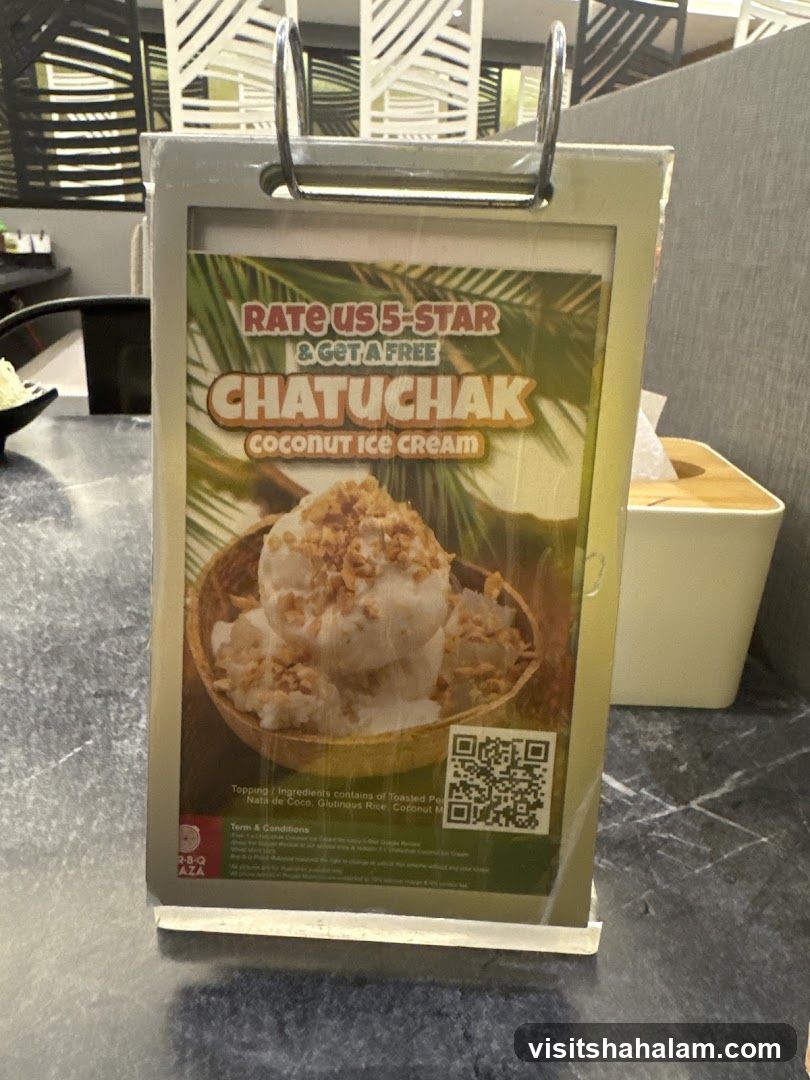 Chatuchak Coconut Ice Cream Promotion