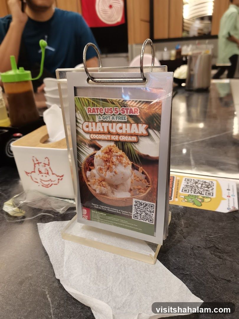 Promotional Flyer for Coconut Ice Cream