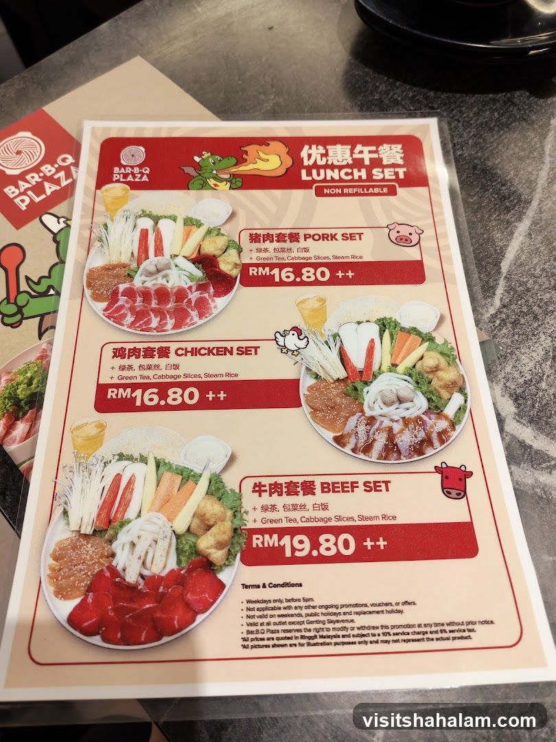 Lunch Set Menu