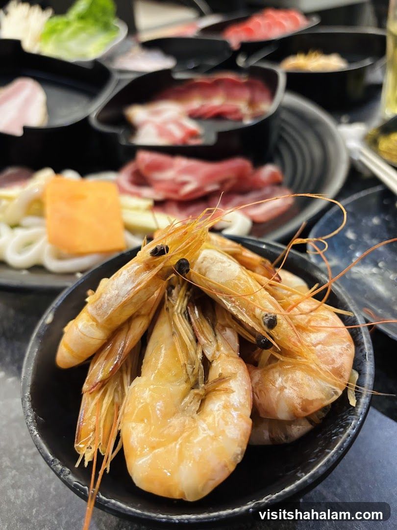 Shrimp and Meat Platter