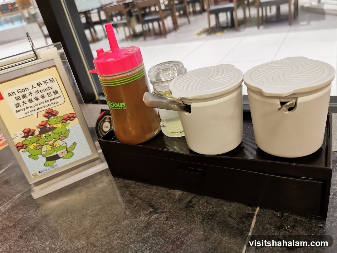 Condiments and Sign