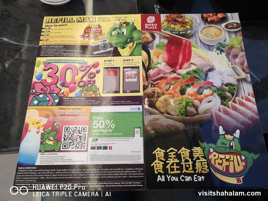 Bar BQ Plaza Promotion Flyer