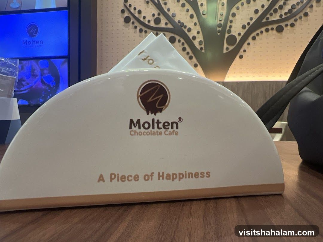 Molten Chocolate Cafe Napkin Holder