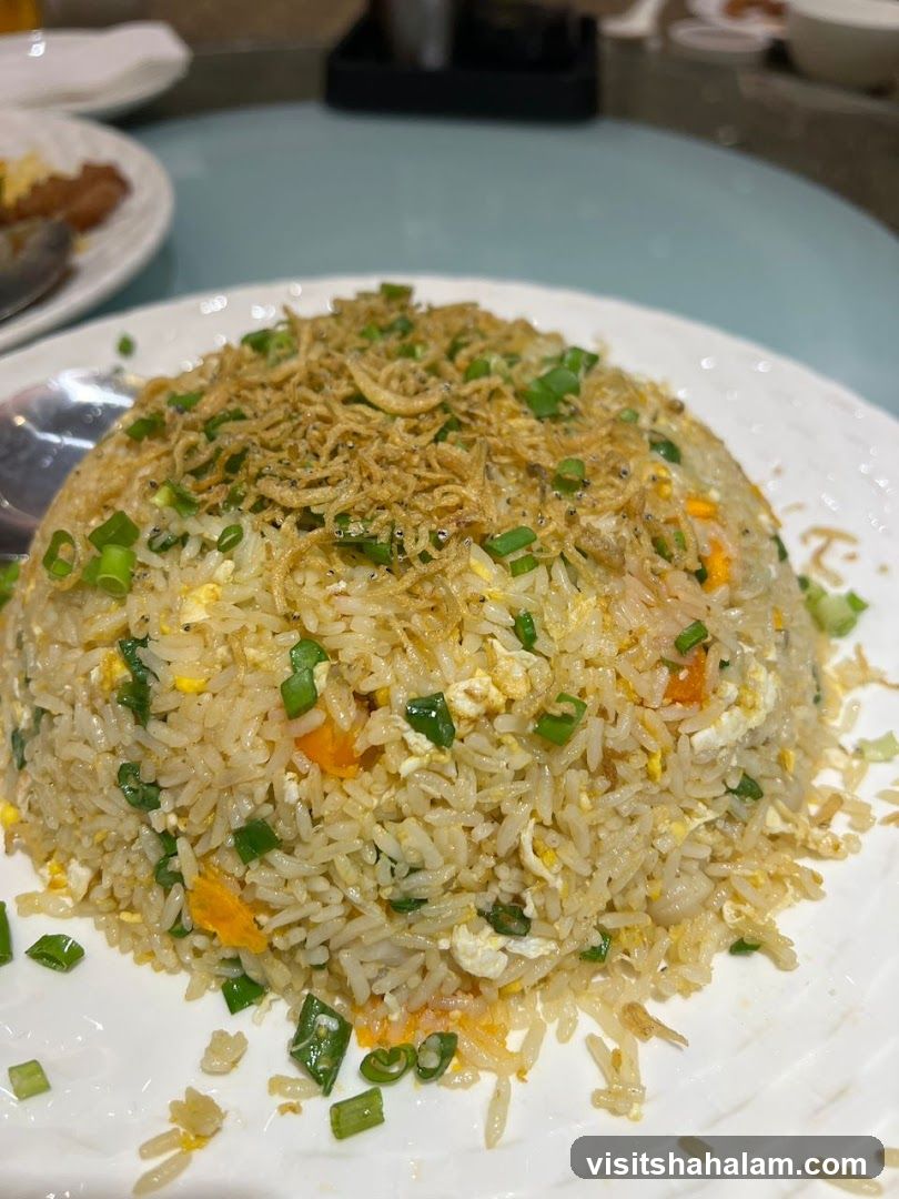 Fried Rice with Small Fish and Scallions