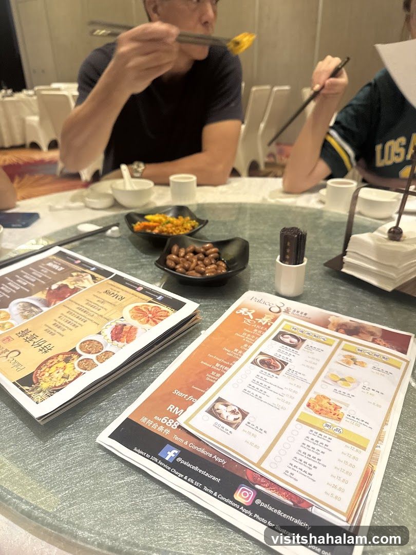Palace 8 Menu