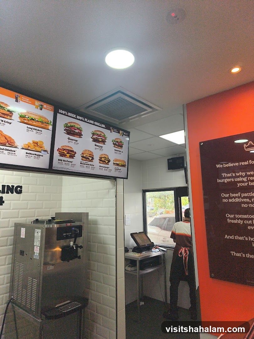 Fast Food Restaurant Interior