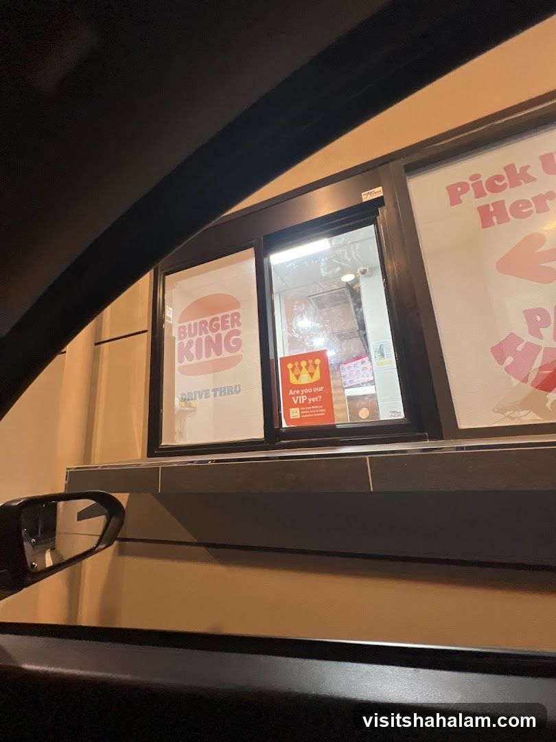 Burger King Drive Thru Window