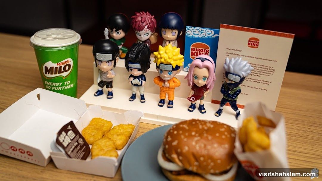 Burger King Naruto Merchandise and Meal