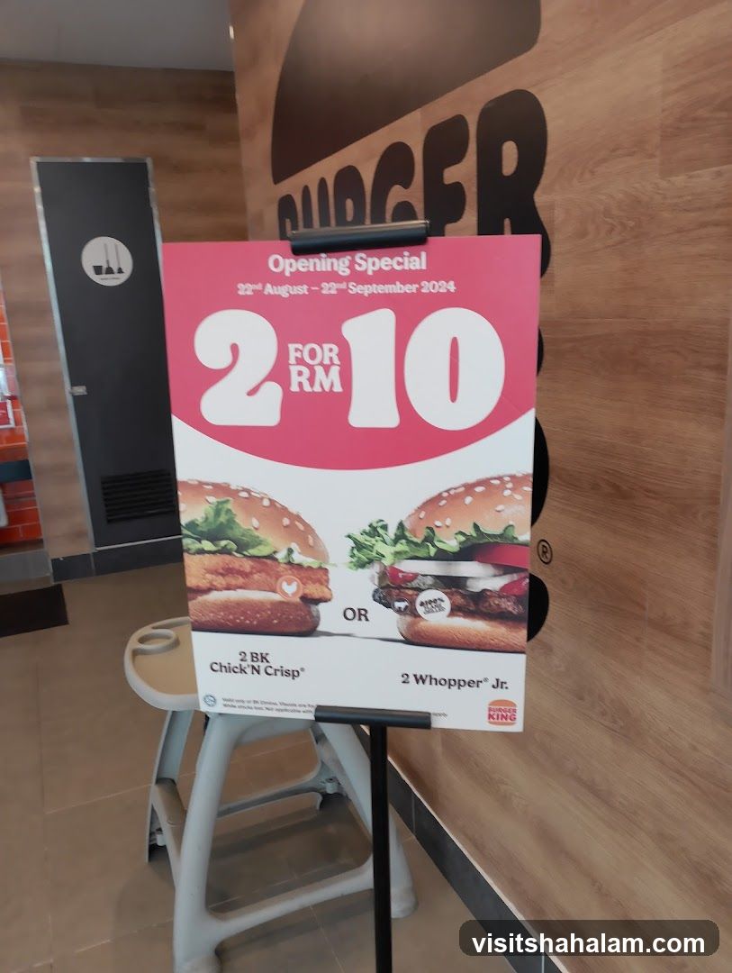 Burger King Opening Special
