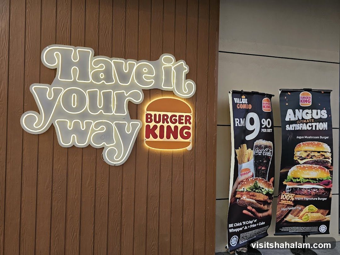 Burger King promotional banners