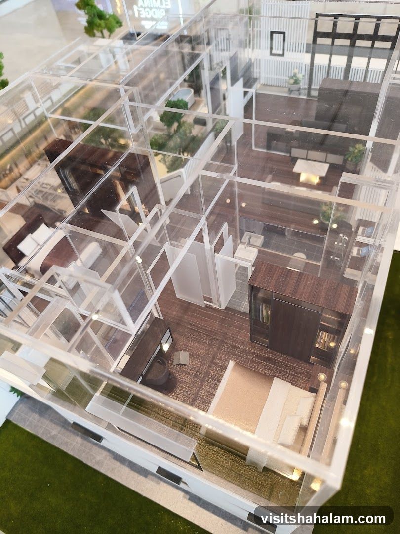 Architectural Model of a Modern Home