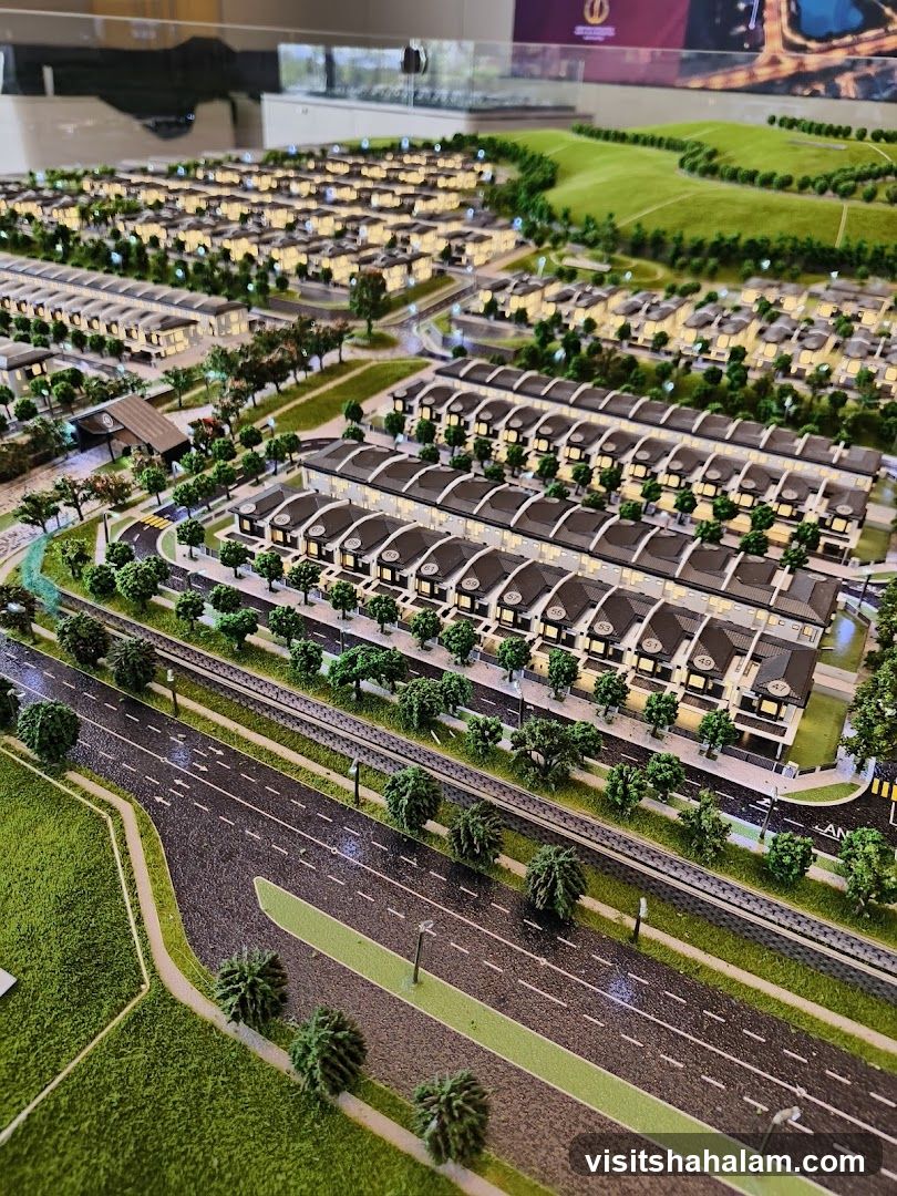 Architectural Model of a Housing Development