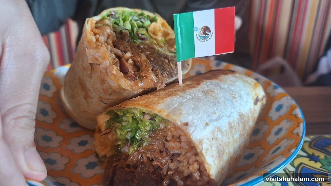 Burritos with Mexican Flag