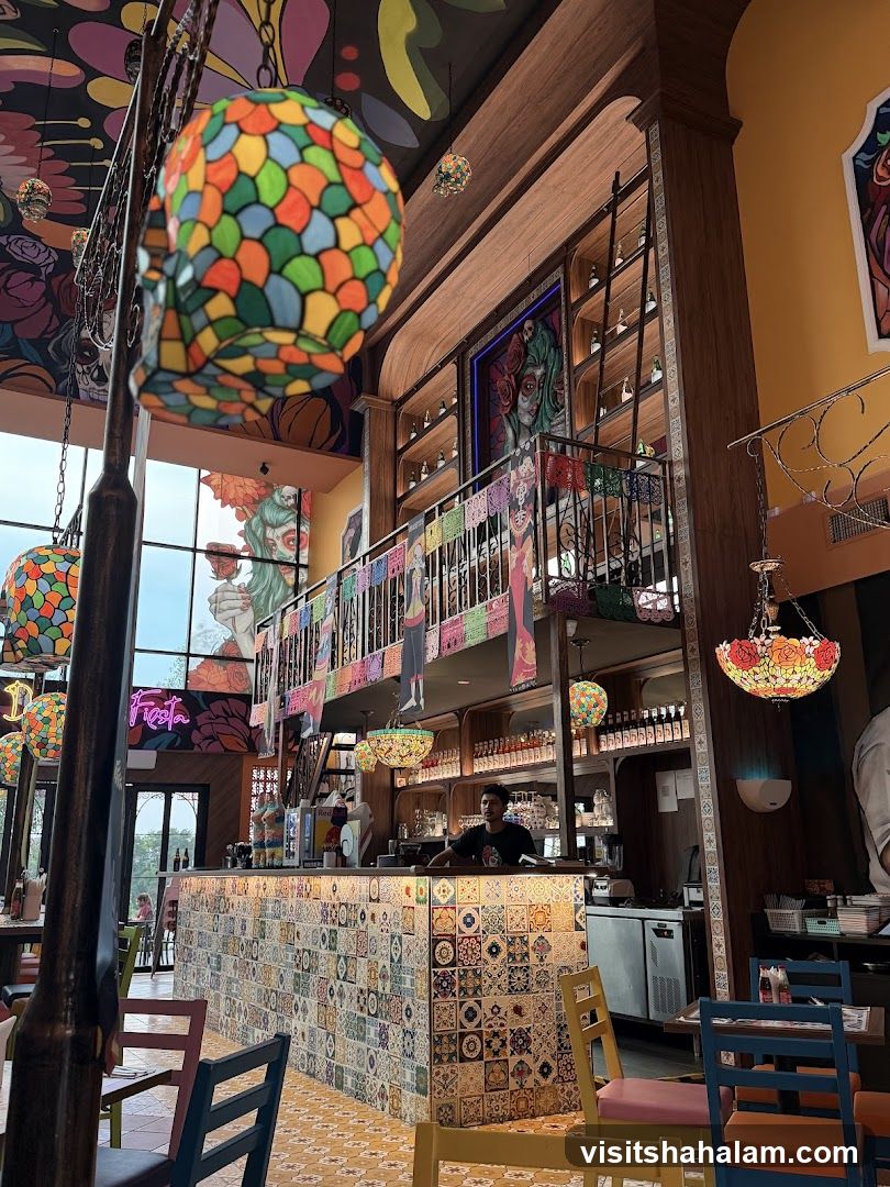 Colorful Restaurant Interior