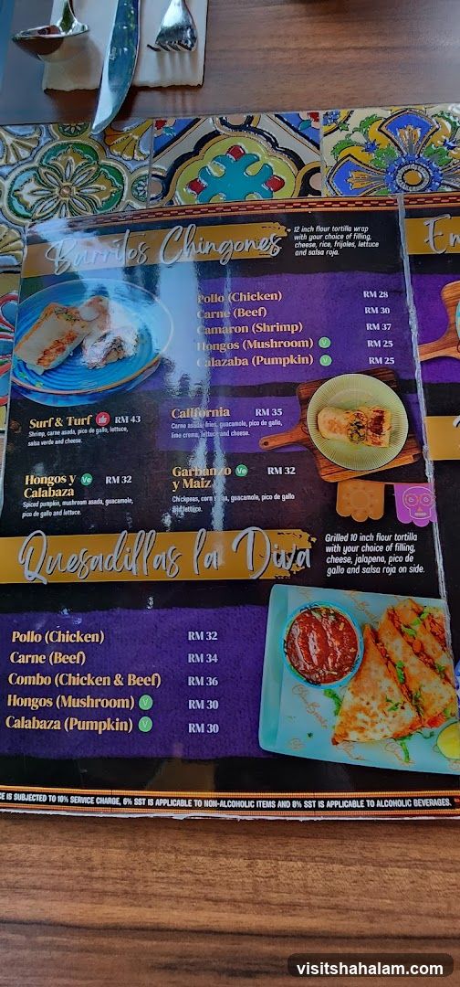 Burritos Chingones & Quesadillas la Diva