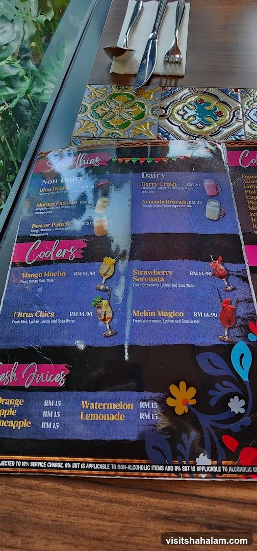 Beverage Menu
