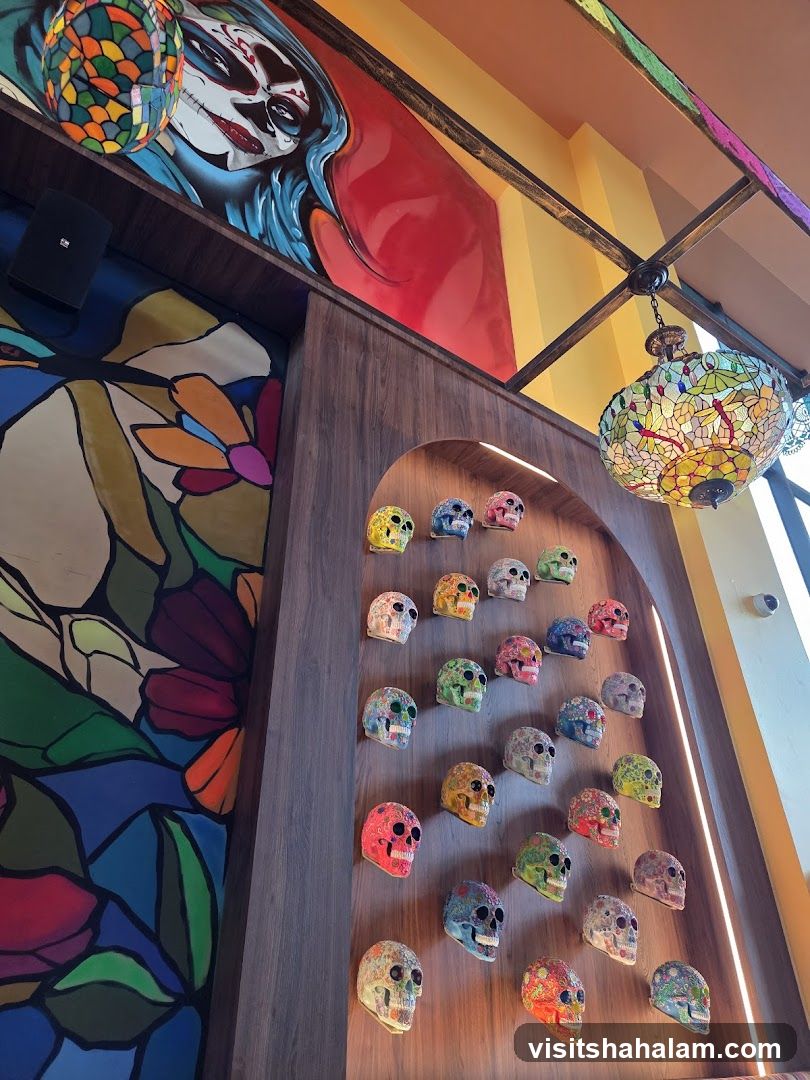 Decorated Skulls and Artwork