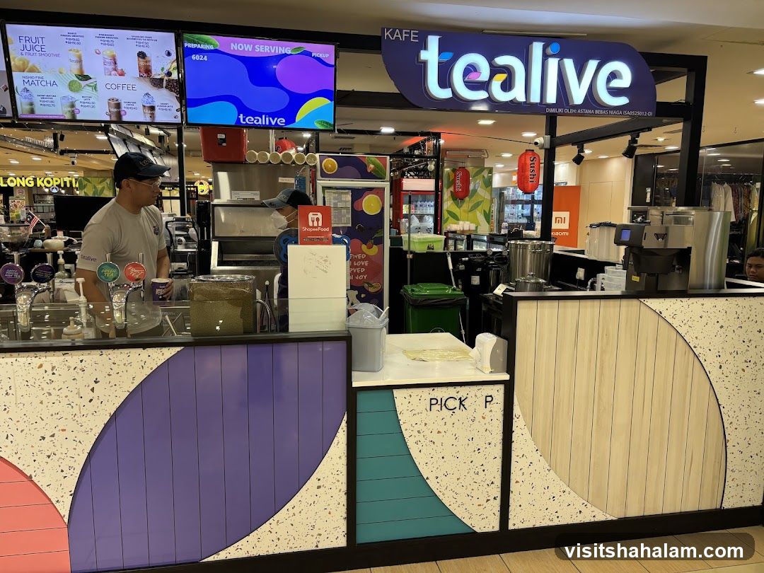 Tealive Cafe Counter