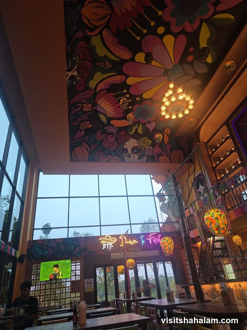 Restaurant Interior with Colorful Decor