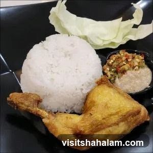 Fried chicken with rice