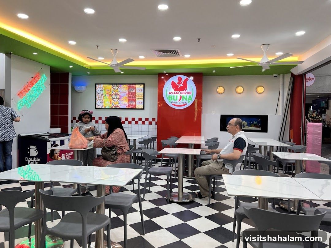 Restaurant Interior with Diners