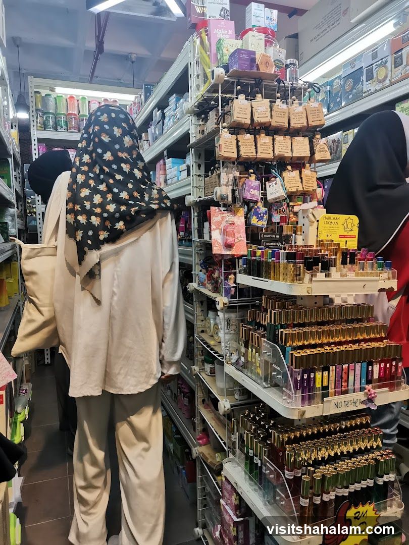 Perfume and Cosmetics Display