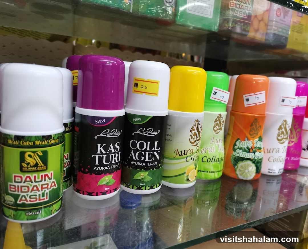 Roll-on bottles with herbal ingredients