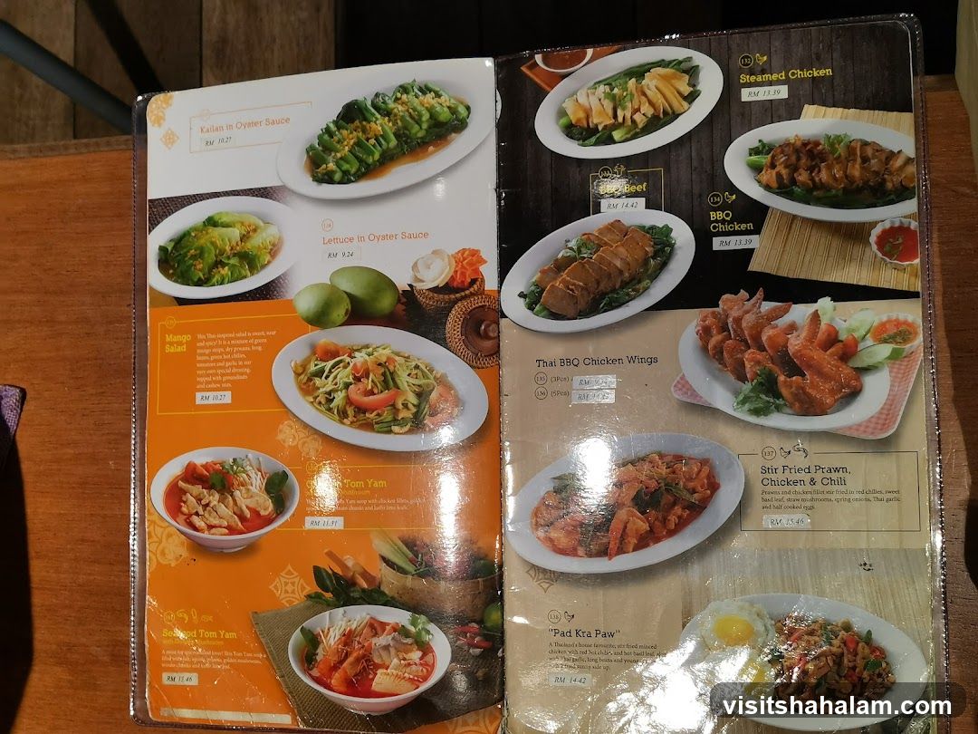 Thai Menu