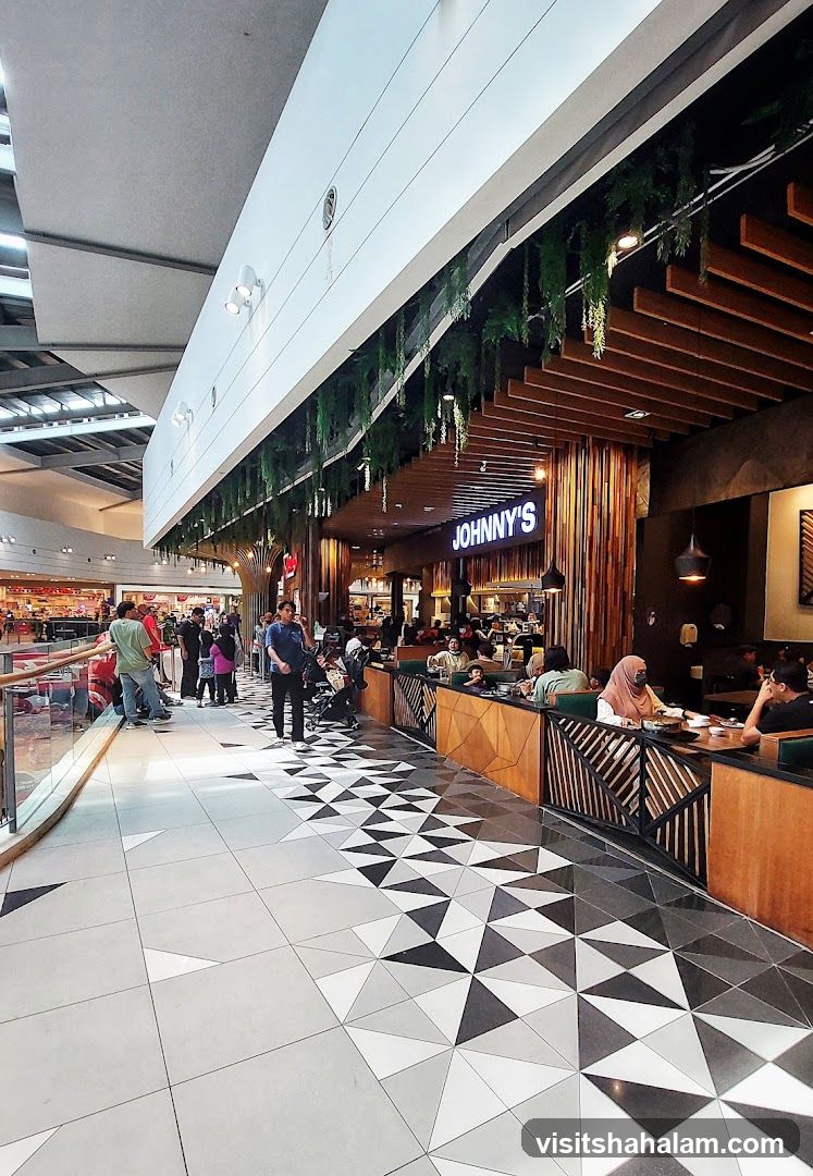 Restaurant Interior with Signage
