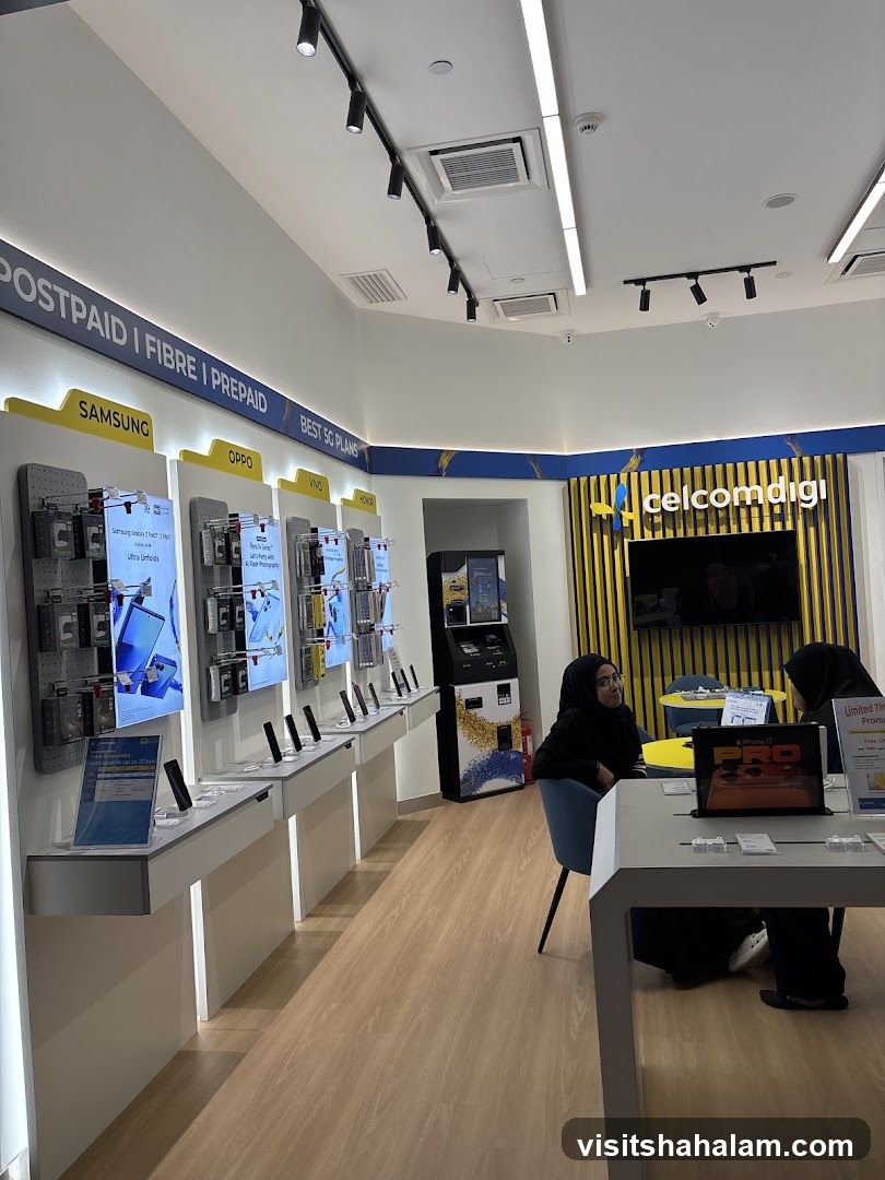 Mobile Phone Store Interior