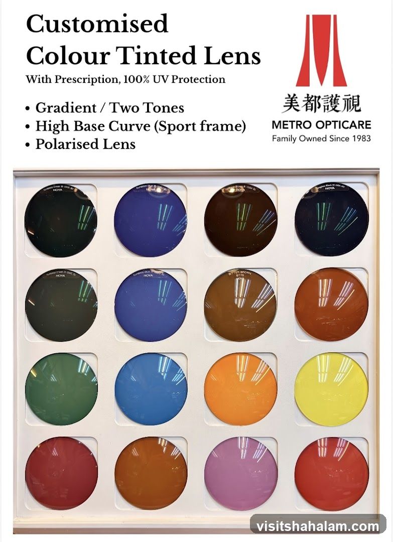 Customised Colour Tinted Lens
