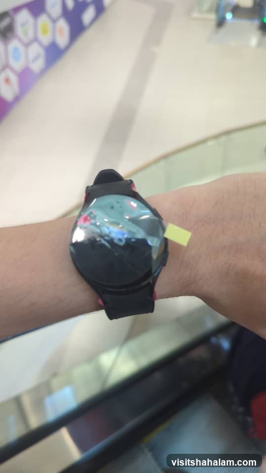 Smartwatch on wrist