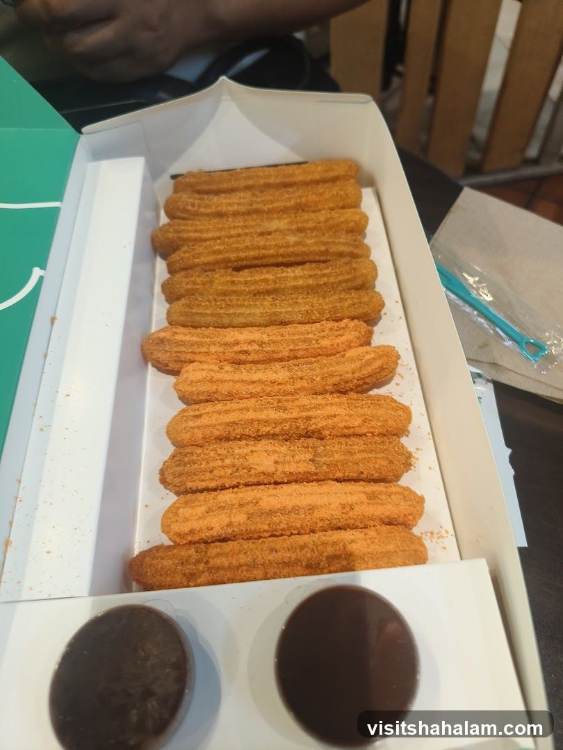 Churros with Chocolate Dip