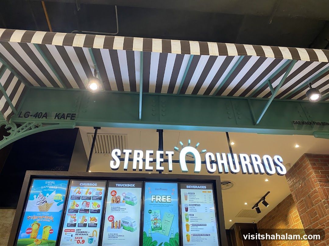 Street Churros Menu