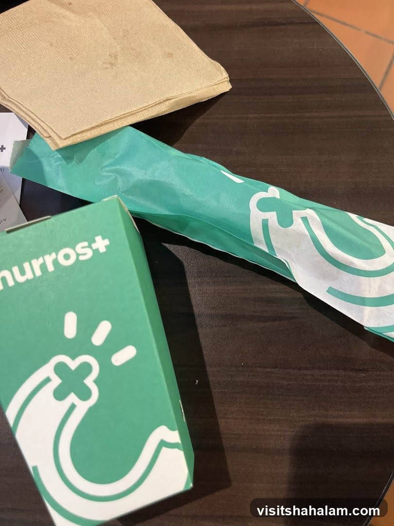 Churros Box and Wrapper
