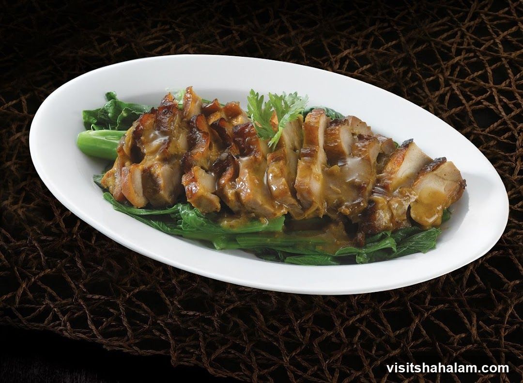 Roasted Pork Belly with Greens