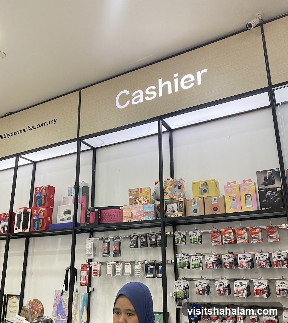 Store Interior with Electronics